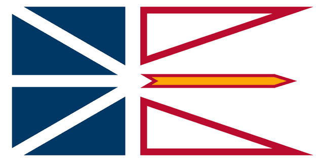 Terre-Neuve-et-Labrador drapeau