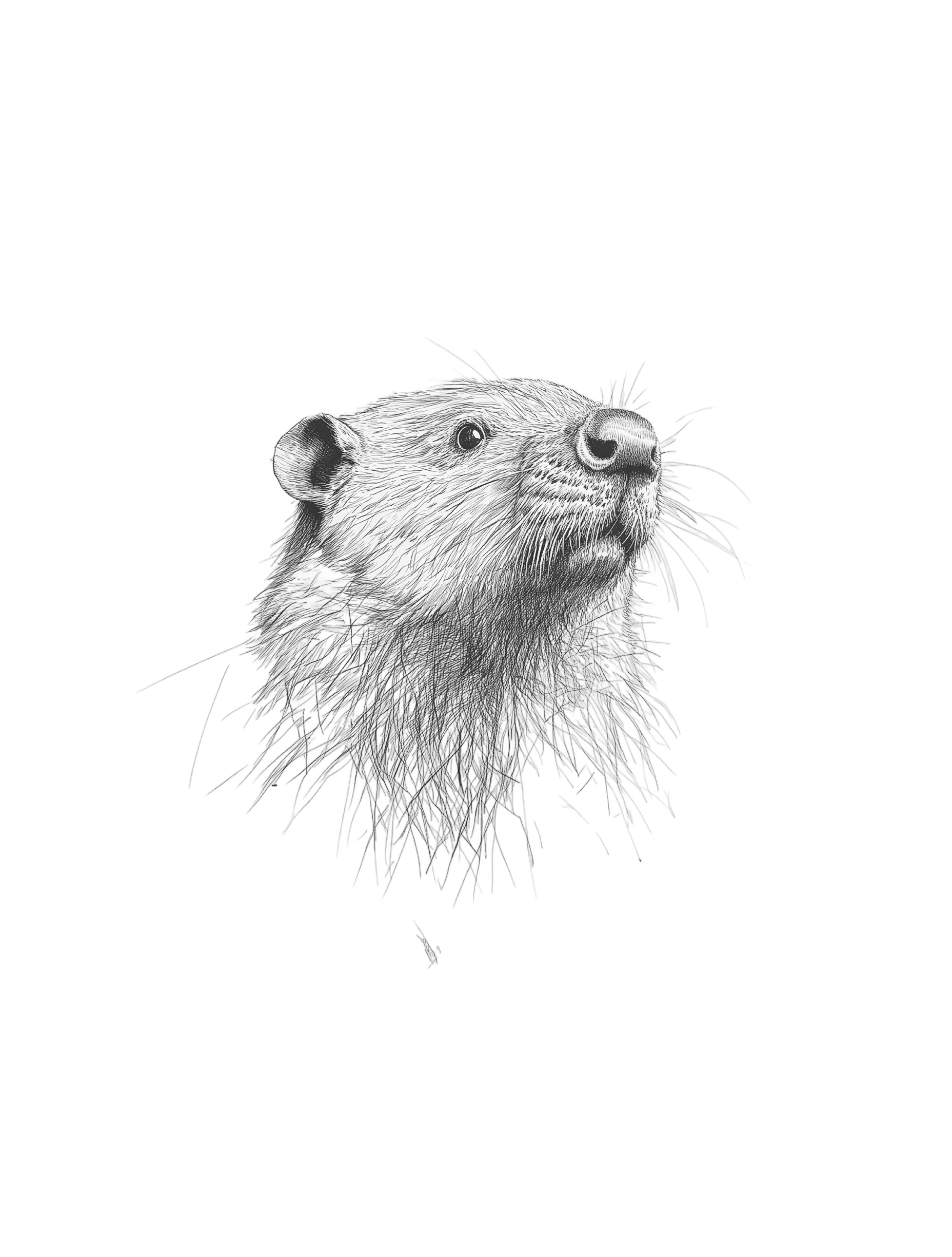 portrait of a beaver